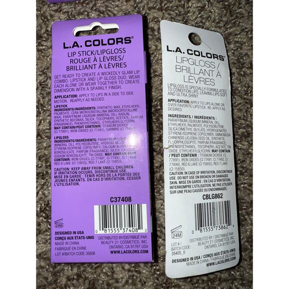 NEW LA COLORS Lip Bundle 8 items lip gloss lip plumper matte color - Picture 3 of 3